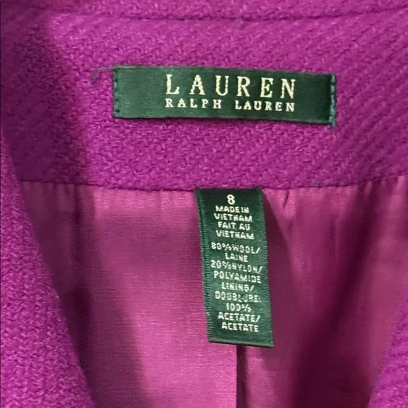 Ralph Lauren Magenta Blazer - Picture 4 of 7